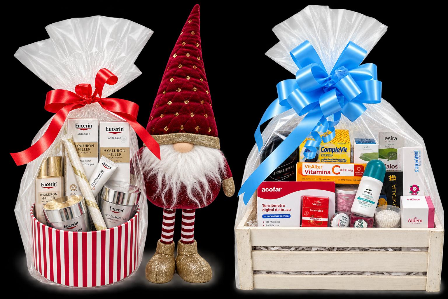 Lotes y cestas de navidad originales de farmacia