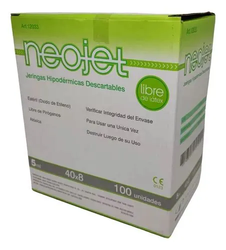 JERINGA C/A LUER BD 5 ML 40X8