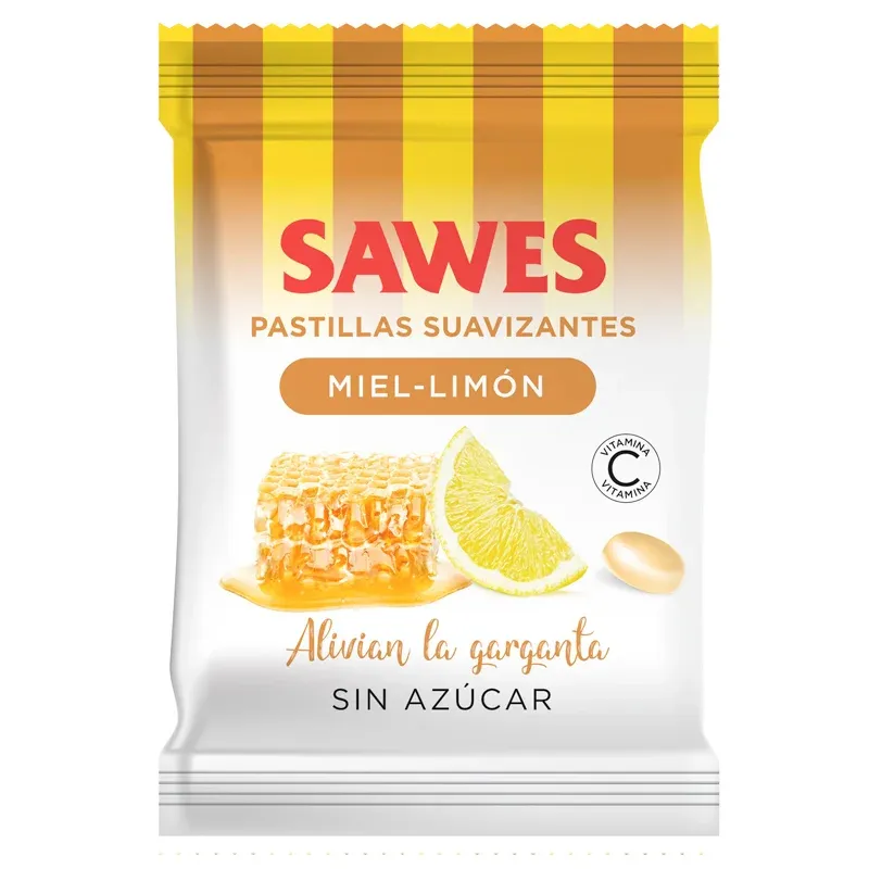 CARAMELOS SAWES MIEL LIMON BOLSA 50GR