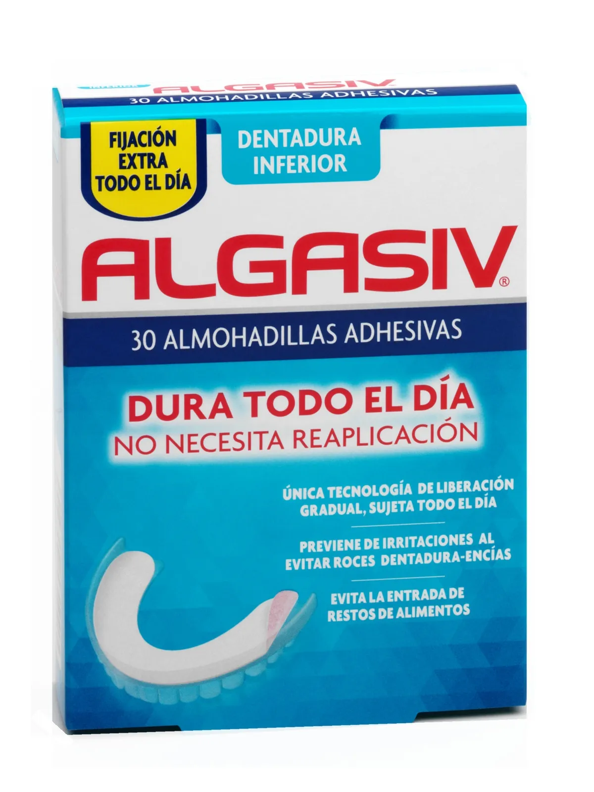 ALGASIV ALMOHADILLAS ADHESIVAS PROTESIS 30 U INF