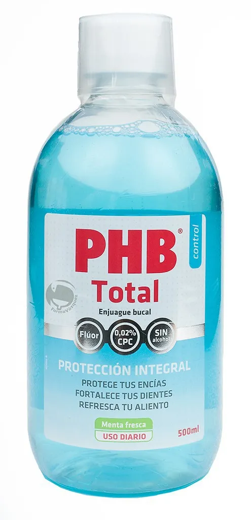 ENJUAGUE BUCAL PHB TOTAL C/FLUOR  500ML