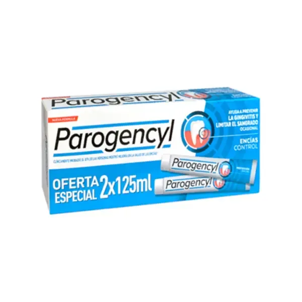 PAROGENCYL CONTROL PASTA DENTAL 125 ML 2 U