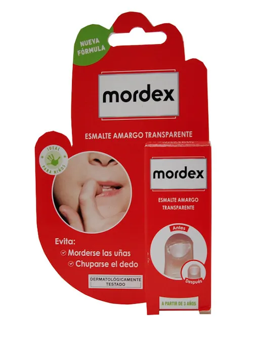 MORDEX ESMALTE AMARGO TRANSPARENTE 1 ENVASE 9 ML