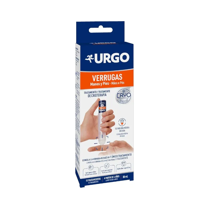 URGO VERRUGAS MANOS Y PIES ANTIVERRUGAS 38 ML