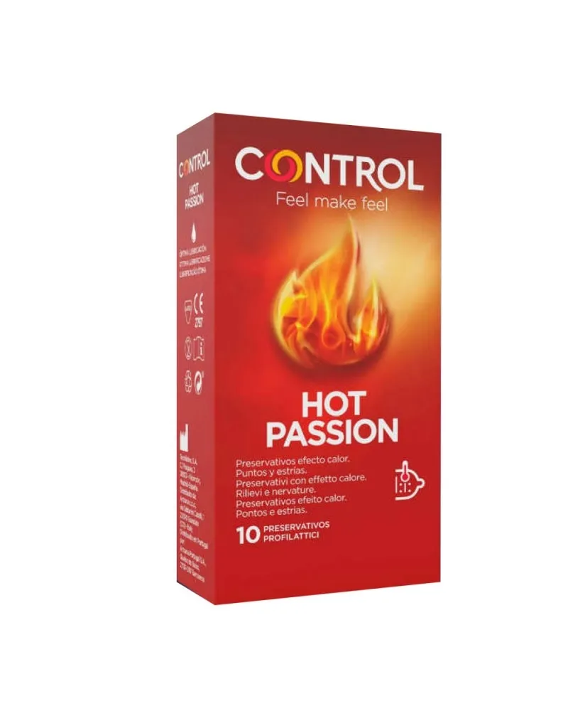 CONTROL HOT PASSION PRESERVATIVOS 10 UNIDADES