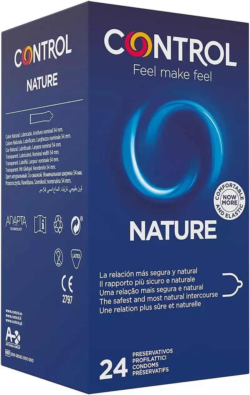 CONTROL NATURE PRESERVATIVOS 24 PRESERVATIVOS PA