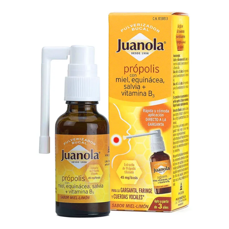 JUANOLA PROPOLIS PULVERIZADOR BUCAL 1 ENVASE 30