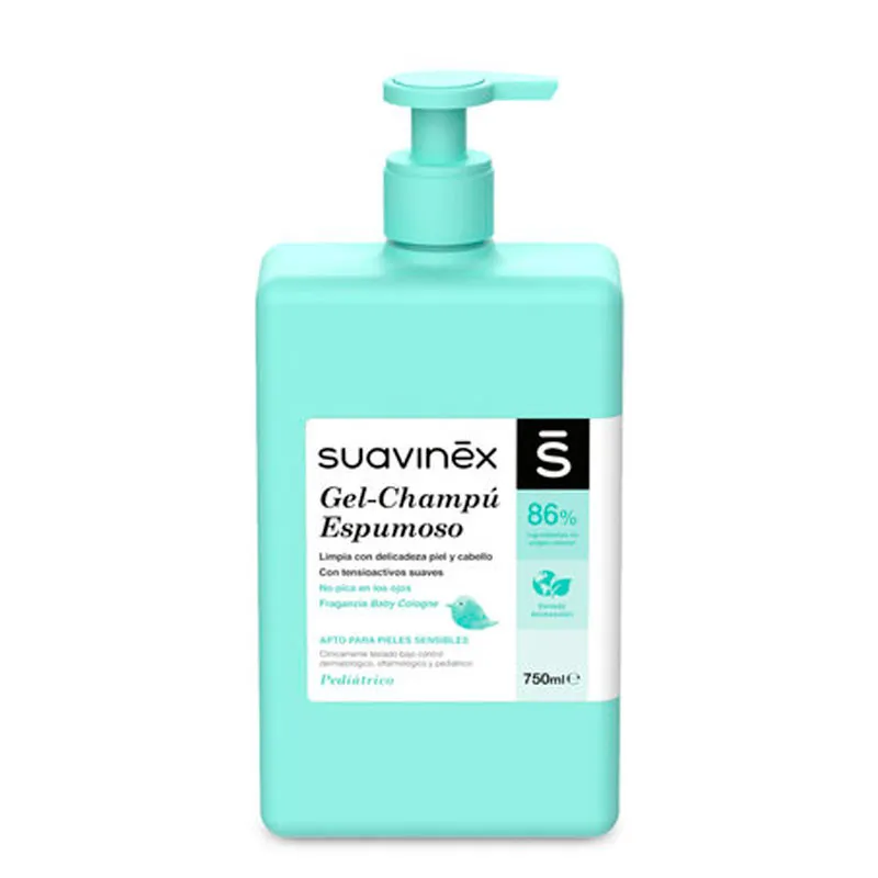 SUAVINEX PEDIATRIC GEL CHAMPU ESPUMOSO 1 ENVASE