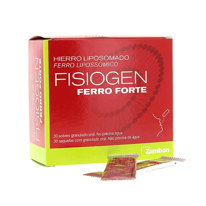 FISIOGEN FERRO FORTE SOBRES 30 SOBRES