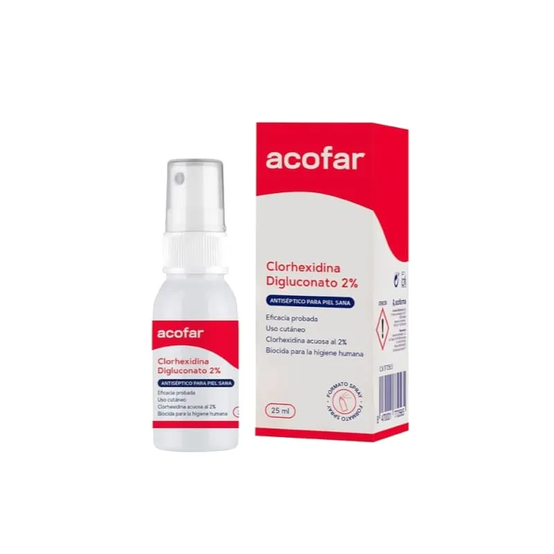 CLORHEXIDINA ACOFAR 2% 1 SPRAY 25 ML