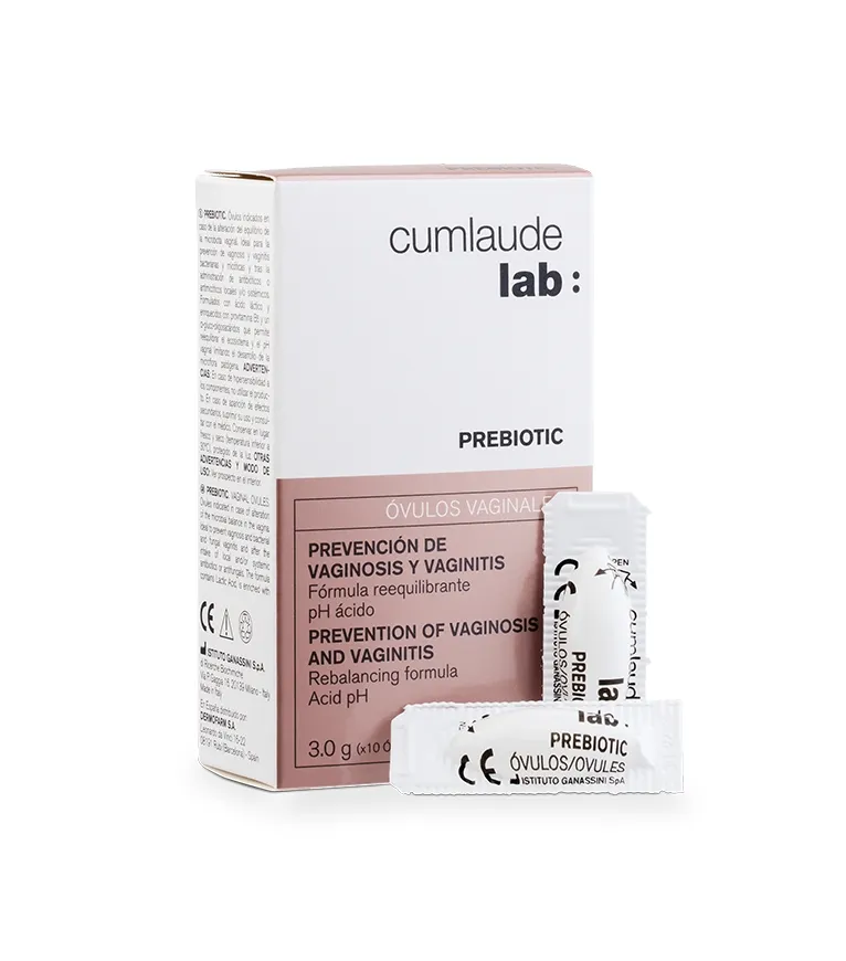 CUMLAUDE LAB: PREBIOTIC OVULOS 10 OVULOS VAGINAL