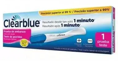 TEST DE EMBARAZO ULTRATEMPRANA CLEARBLUE 1 UNIDA