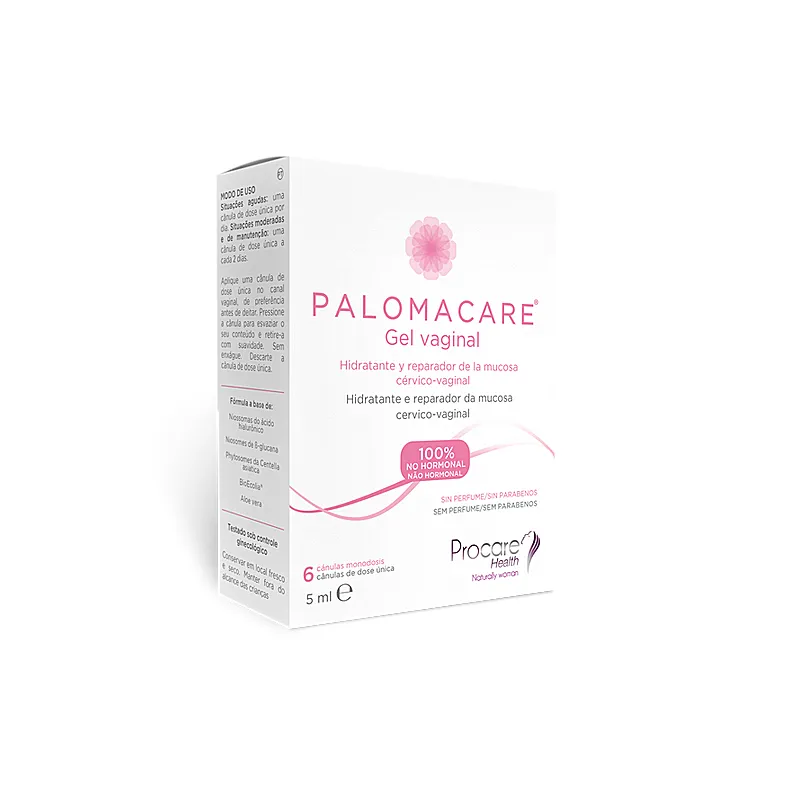 PALOMACARE GEL VAGINAL MONODOSIS 6 CANULAS 5 ML