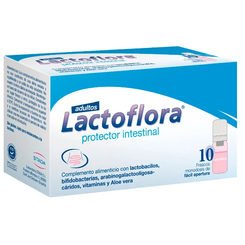 LACTOFLORA PROTECTOR INTESTINAL ADULTO 10 VIALES