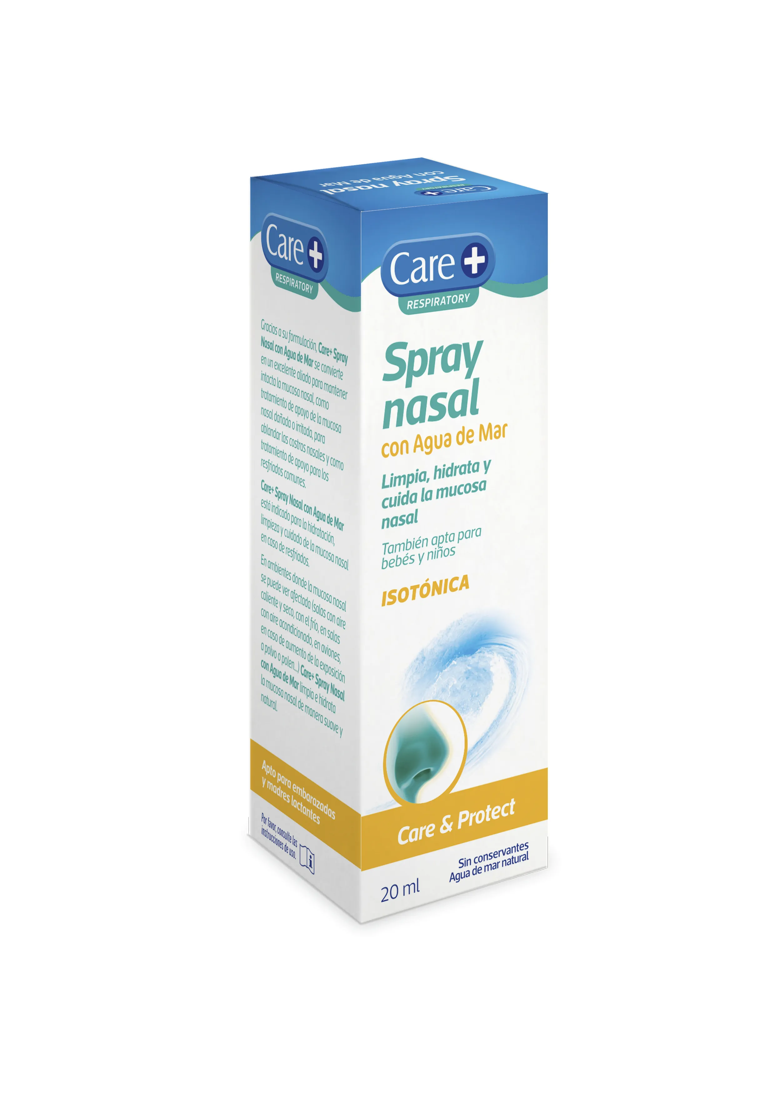 CARE+ SPRAY NASAL CON AGUA DE MAR 20 ML