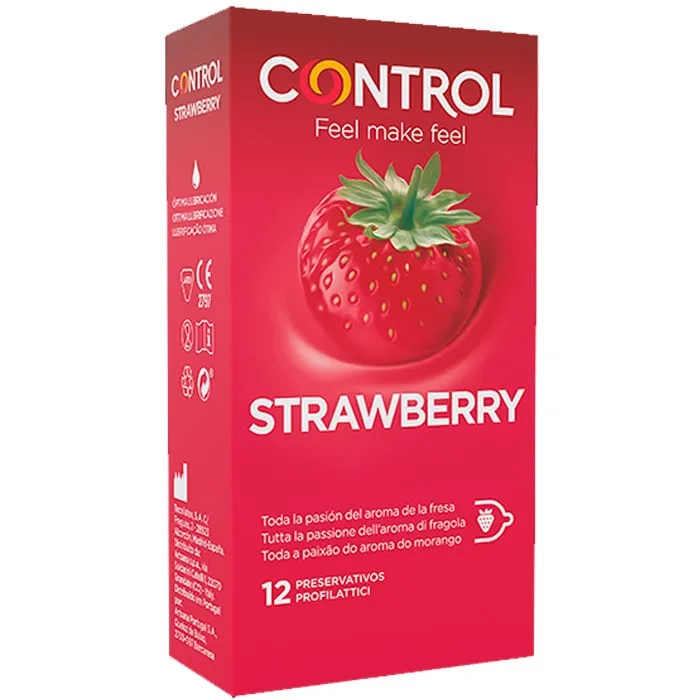 CONTROL STRAWBERRY PRESERVATIVOS 12 UNIDADES