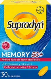 SUPRADYN MEMORIA 50+ 30 COMPRIMIDOS