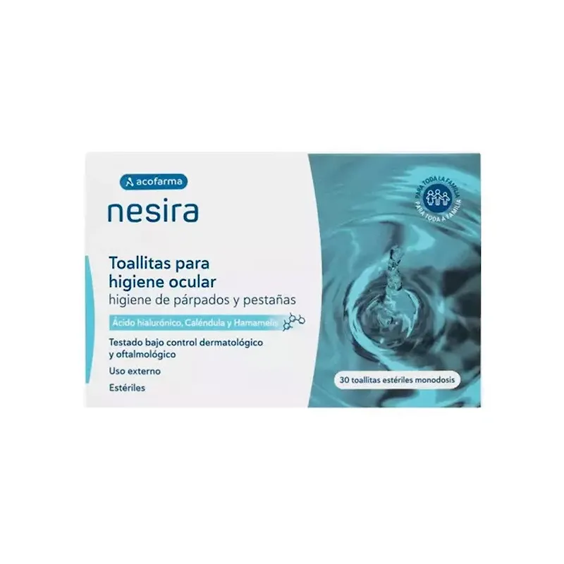 ACOFARMA NESIRA TOALLITAS PARA HIGIENE OCULAR 30