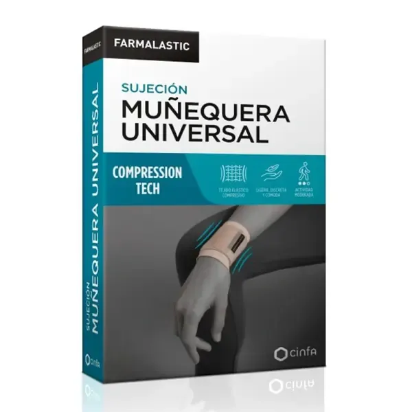 MUÑEQUERA FARMALASTIC INNOVA VELCRO BEIGE T- PEQ