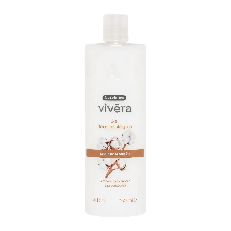 ACOFARMA VIVERA GEL LECHE ALGODON 1 ENVASE 750 M