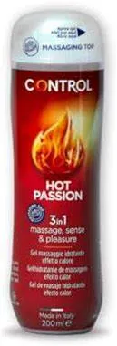 CONTROL HOT PASSION GEL DE MASAJE HIDRATANTE 1 E