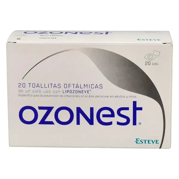 OZONEST 20 TOALLITAS OFTALMICAS