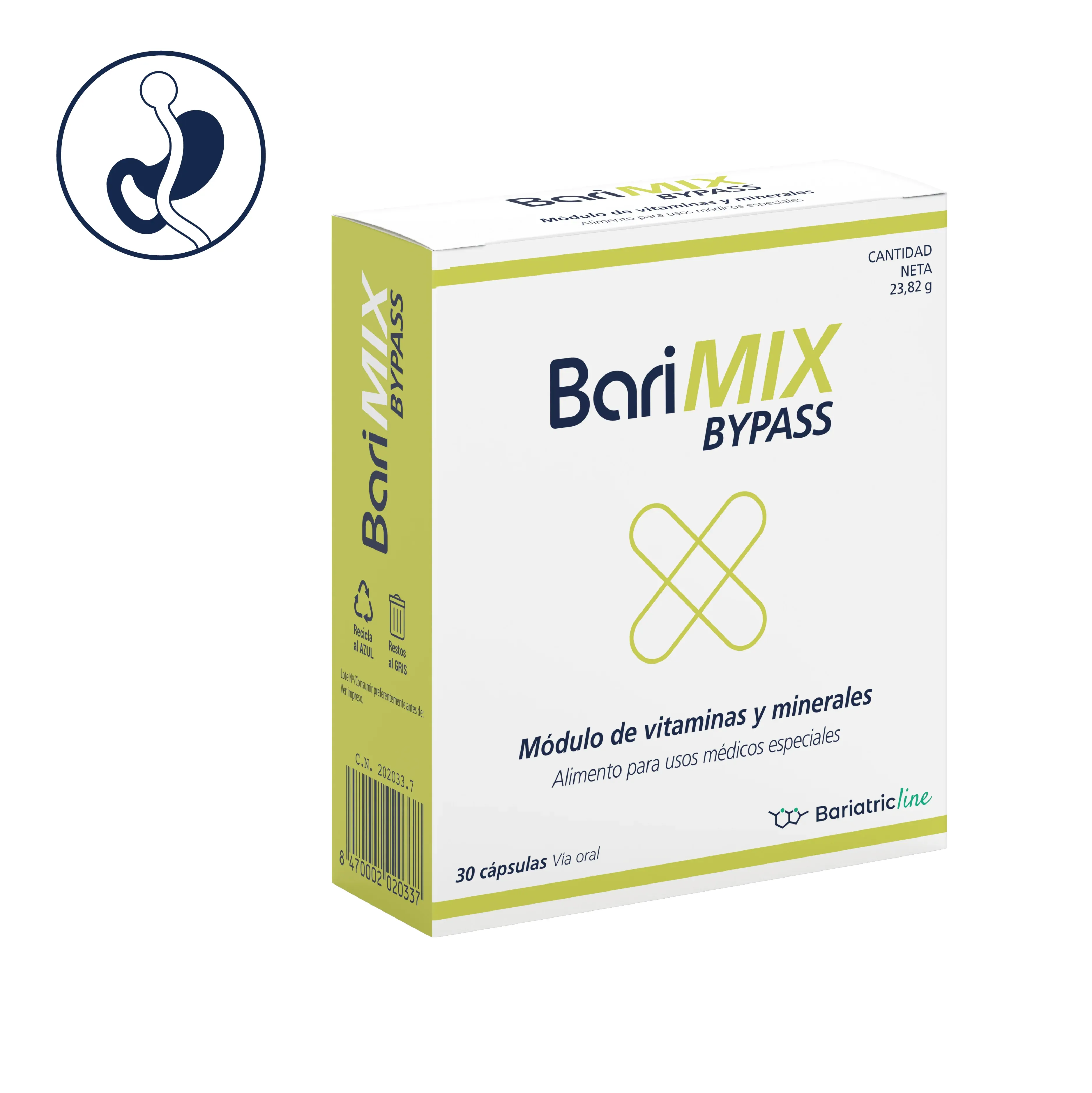 BARIMIX BYPASS 30 CAPSULAS