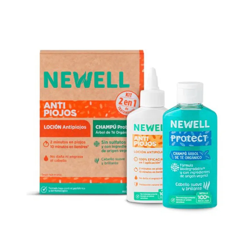 NEWELL KIT ANTIPIOJOS 2 EN 1 LOCION 1 ENVASE 100