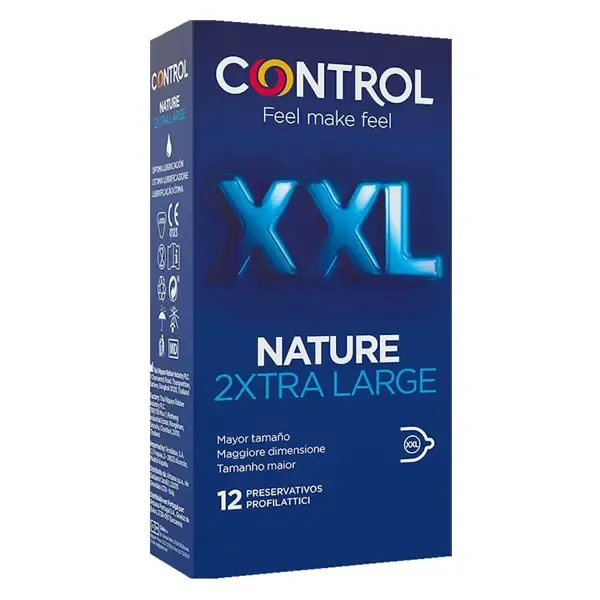 PROFILACTICOS CONTROL NATURE XXL 12 UDS