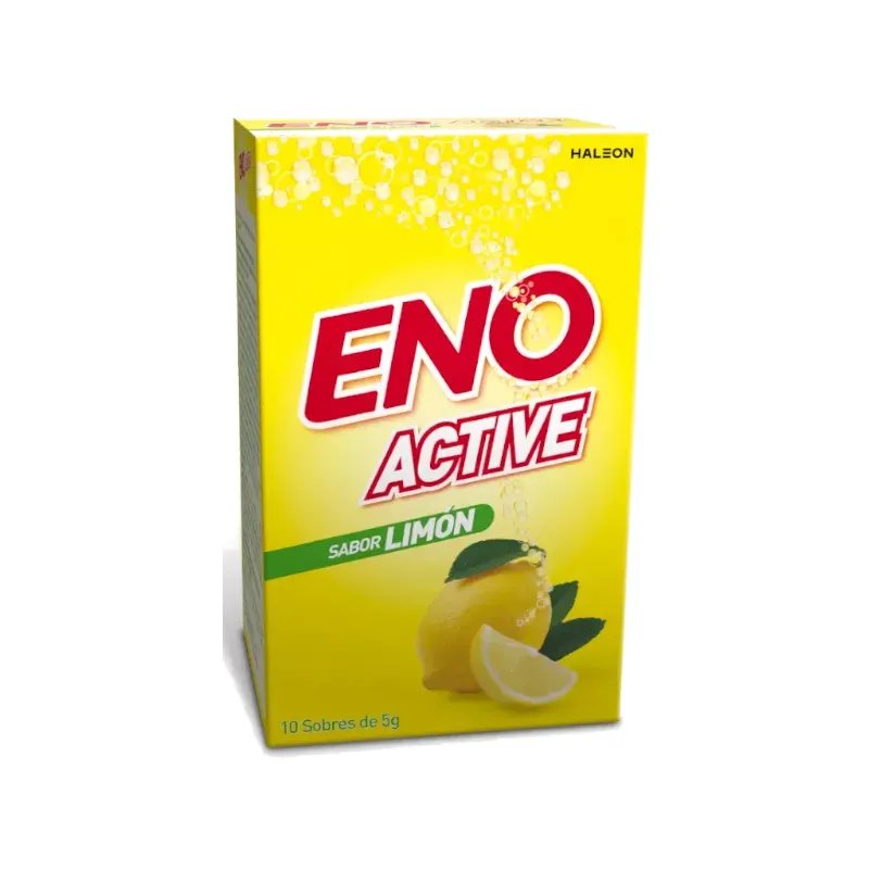 ENO ACTIVE 10 SOBRES 5 G SABOR LIMON