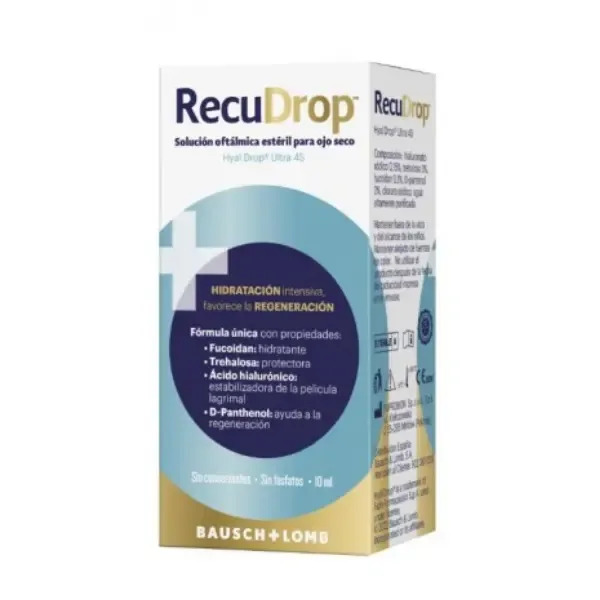 RECUDROP SOLUCION OFTALMICA PARA OJO SECO 1 BOTE