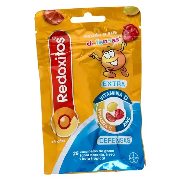 REDOXITOS EXTRA DEFENSAS 25 GUMMIES SABOR NARANJ