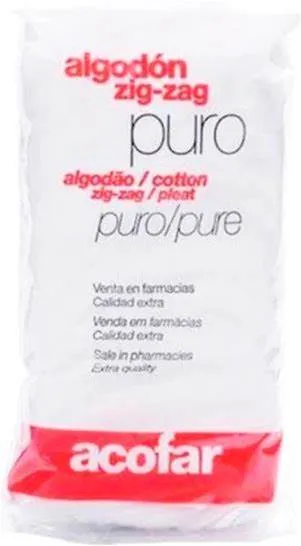 ALGODON ZIG-ZAG PURO ACOFAR 1 PAQUETE 50 G