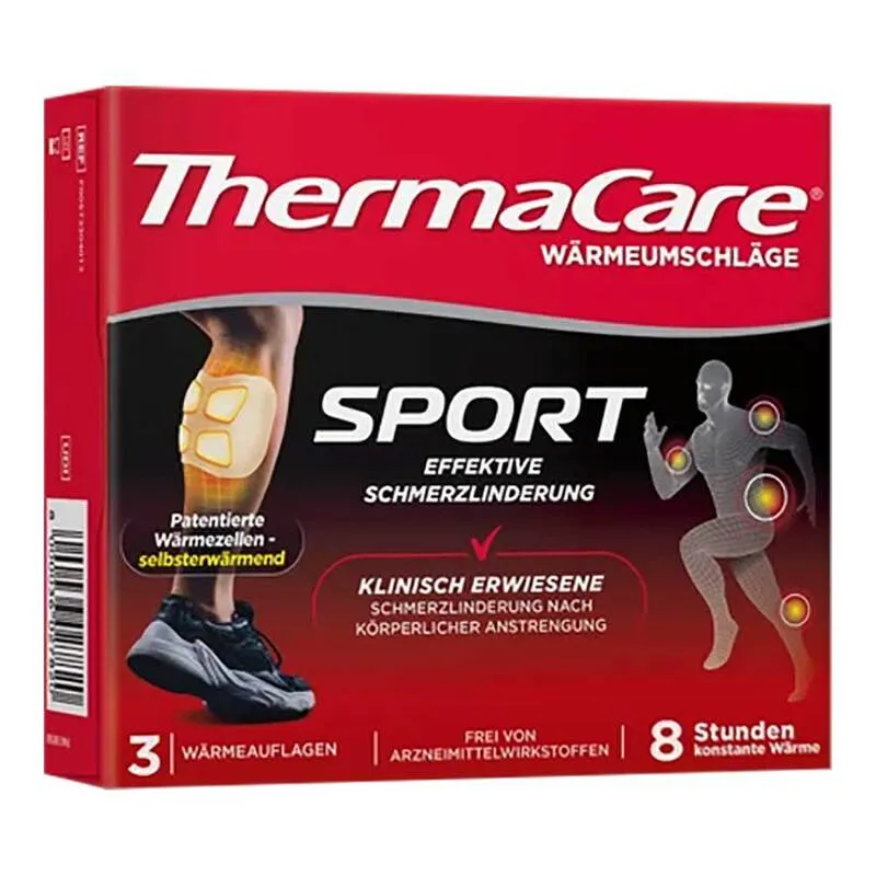 THERMACARE PARCHE TERMICO TERAPEUTICOS SPORT 3 P