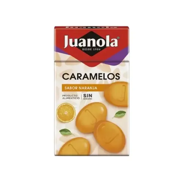 JUANOLA CARAMELOS 1 ENVASE 50 G SABOR NARANJA