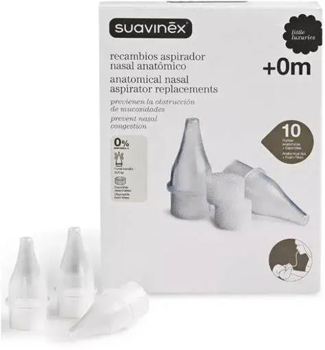 ASPIRADOR NASAL SUAVINEX 12 FILTROS DESECHABLES
