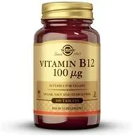 SOLGAR VITAMINA B12 100 UG 100 COMP