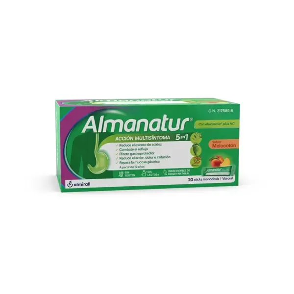 ALMANATUR SUSPENSION ORAL 20 STICKS 15 ML SABOR