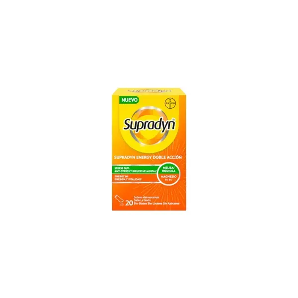 SUPRADYN ENERGY DOBLE ACCION 20 SOBRES EFERVESCE