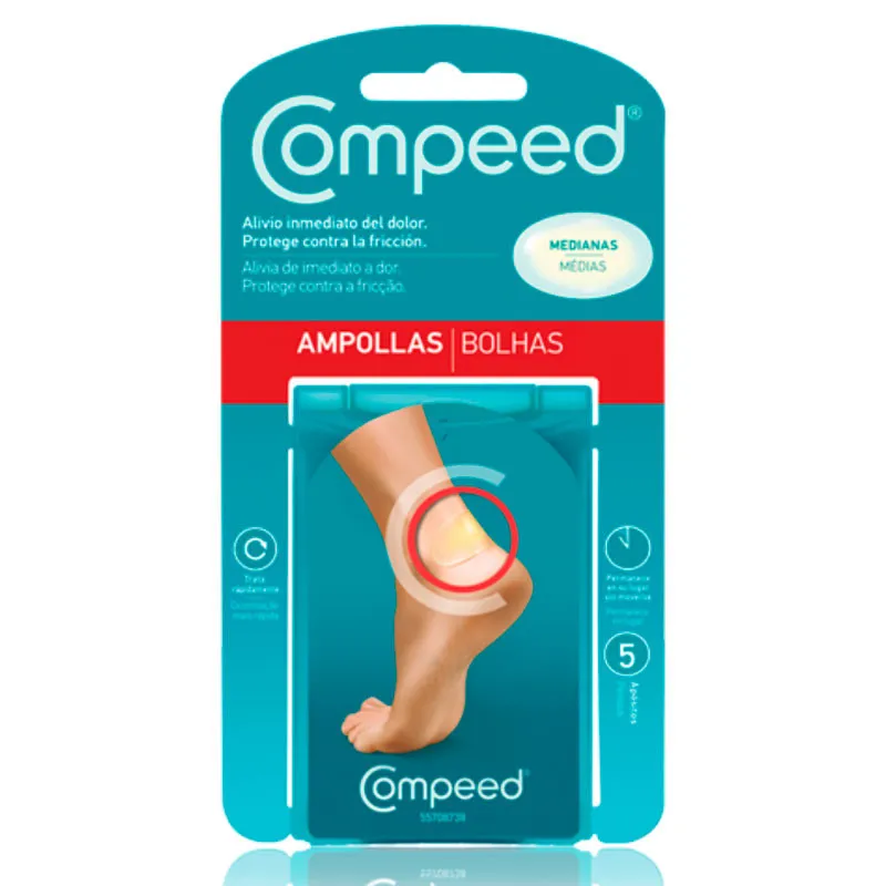 COMPEED AMPOLLAS HIDROCOLOIDE T- MED 5 U