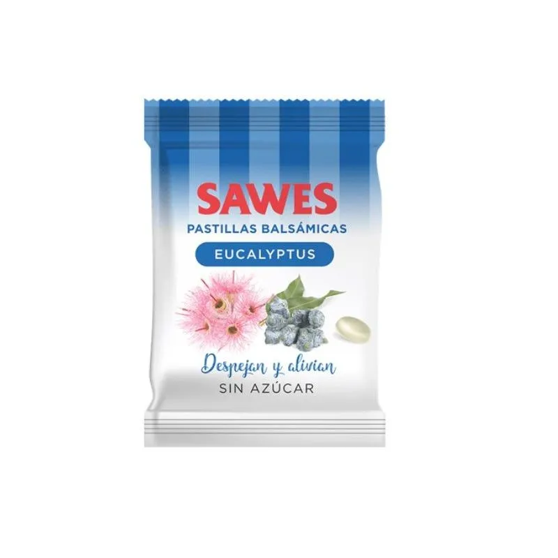 SAWES CARAMELOS SIN AZUCAR BOLSA EUCALIPTUS FORT