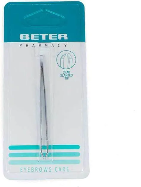PINZAS DEPILAR BETER CROMADA P DIAGONAL