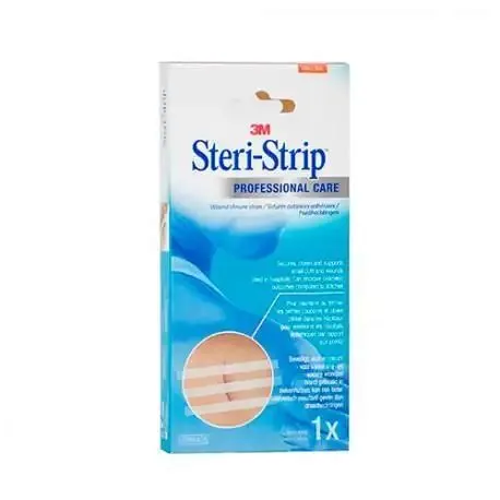 STERI STRIP SUTURA CUTANEA ESTERIL TIRA  75 MM