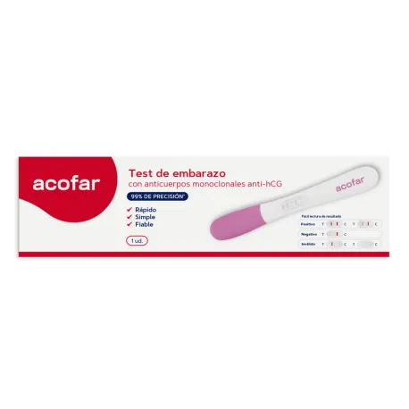 ACOFAR TEST DE EMBARAZO 1 U