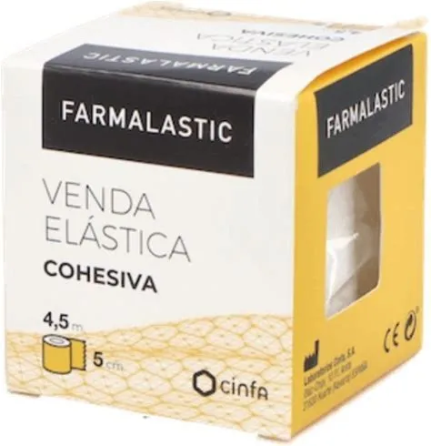 VENDA ELASTICA COHESIVA FARMALASTIC BEIGE 4,5 M